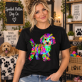 Neon Scribble Dog