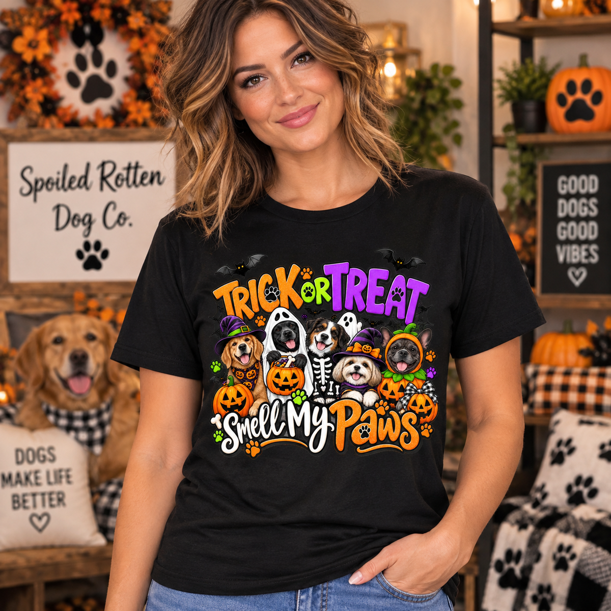 Trick Or Treat Smell My Paws
