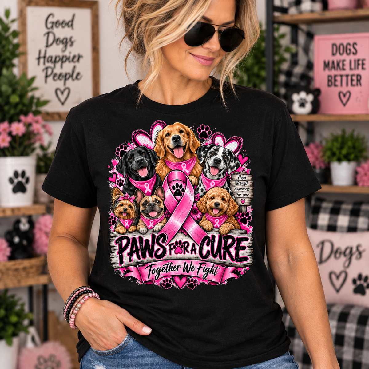 Paws For A Cure Together We Fight
