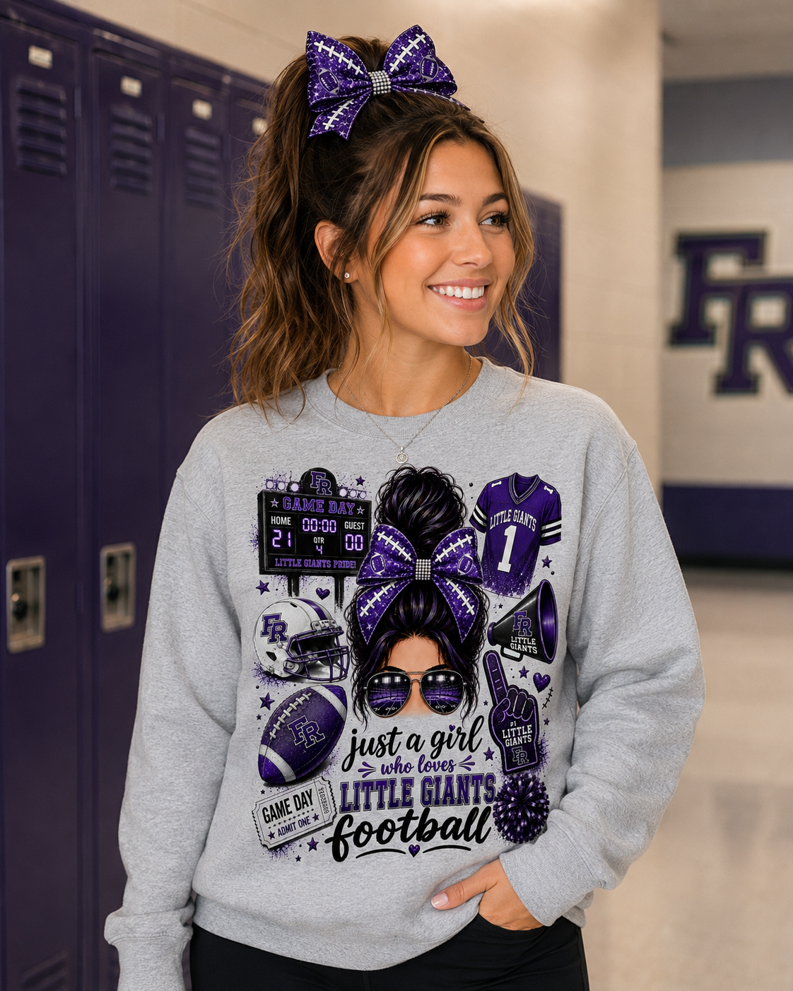 Fremont Ross Little Giants | Just a Girl Who Loves Little Giants Football