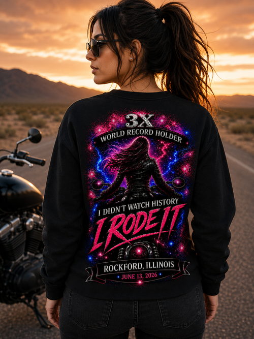 1433 Strong | 3X World Record Ride Shirt - T-Shirt Long Sleeve