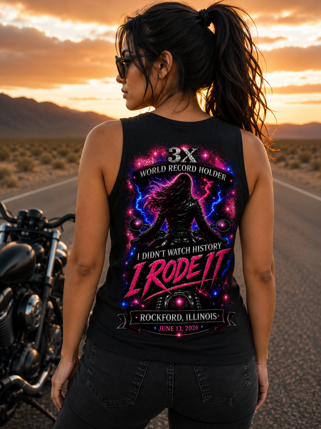 1433 Strong | 3X World Record Ride Shirt - Tank Top