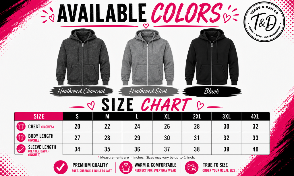 NOWR Zip-Up Hooded Sweatshirt - Groovin' at Full Throttle
