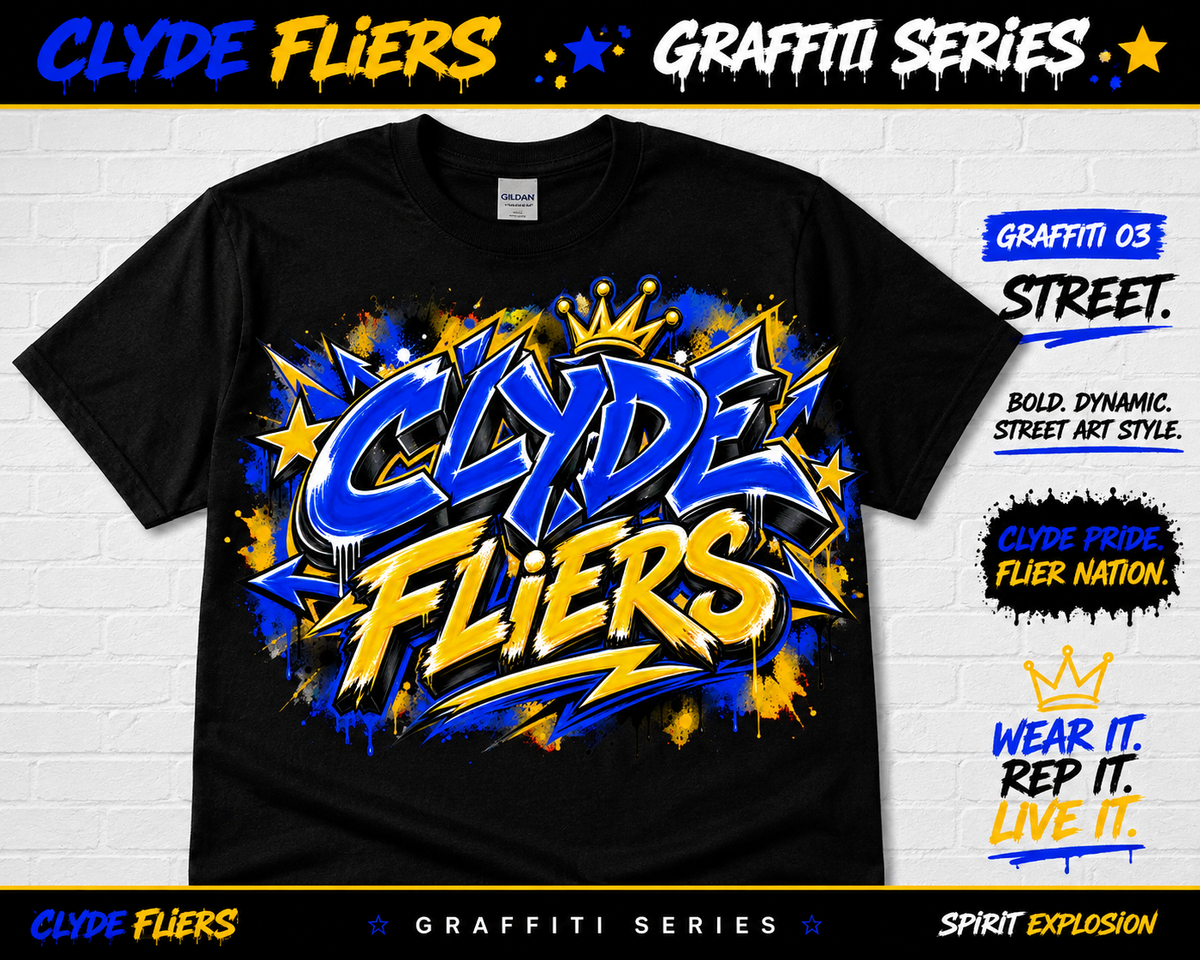 Clyde Fliers | Clyde Fliers Graffiti - Street