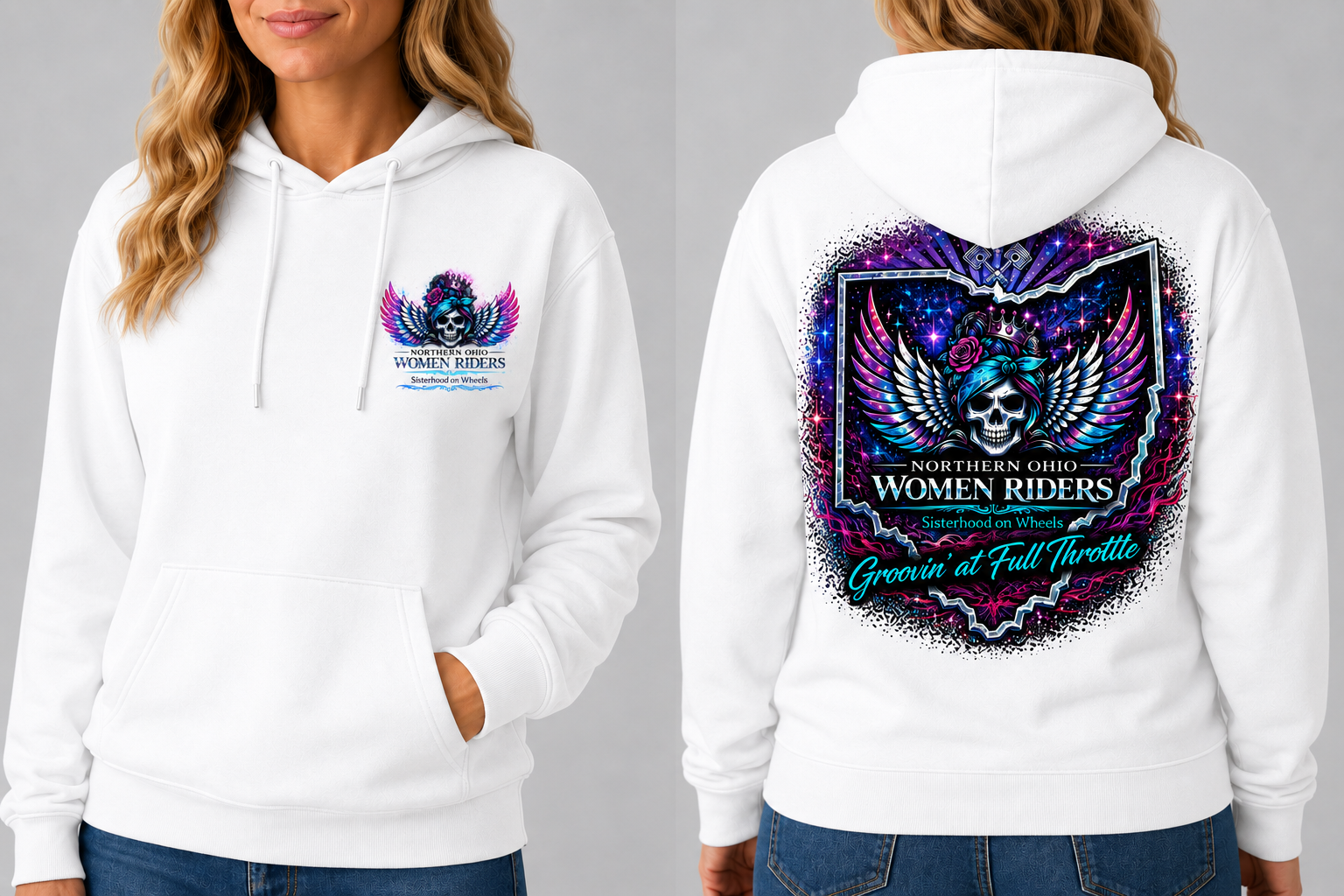 NOWR Hooded Sweatshirt - Groovin' at Full Throttle