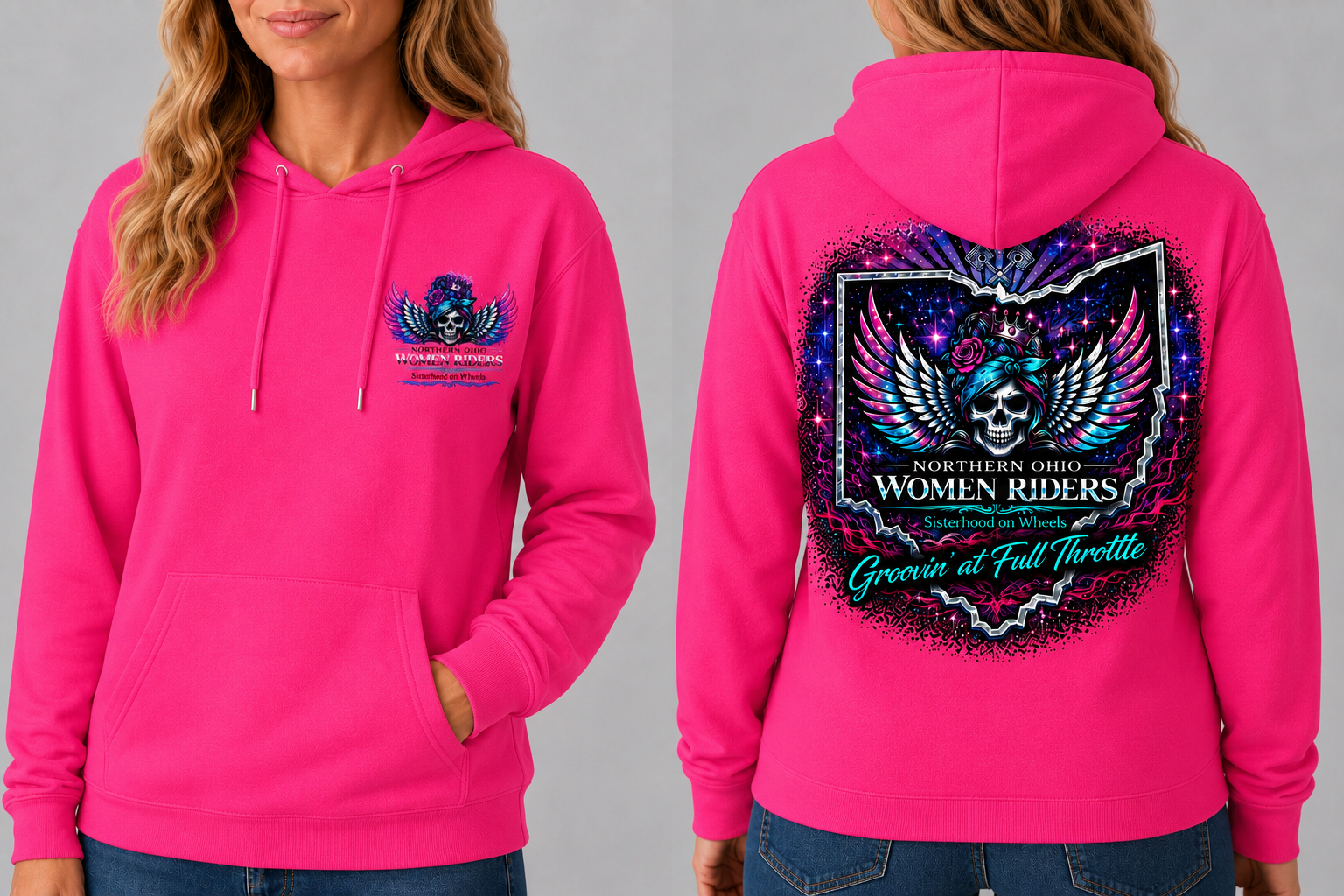 NOWR Hooded Sweatshirt - Groovin' at Full Throttle