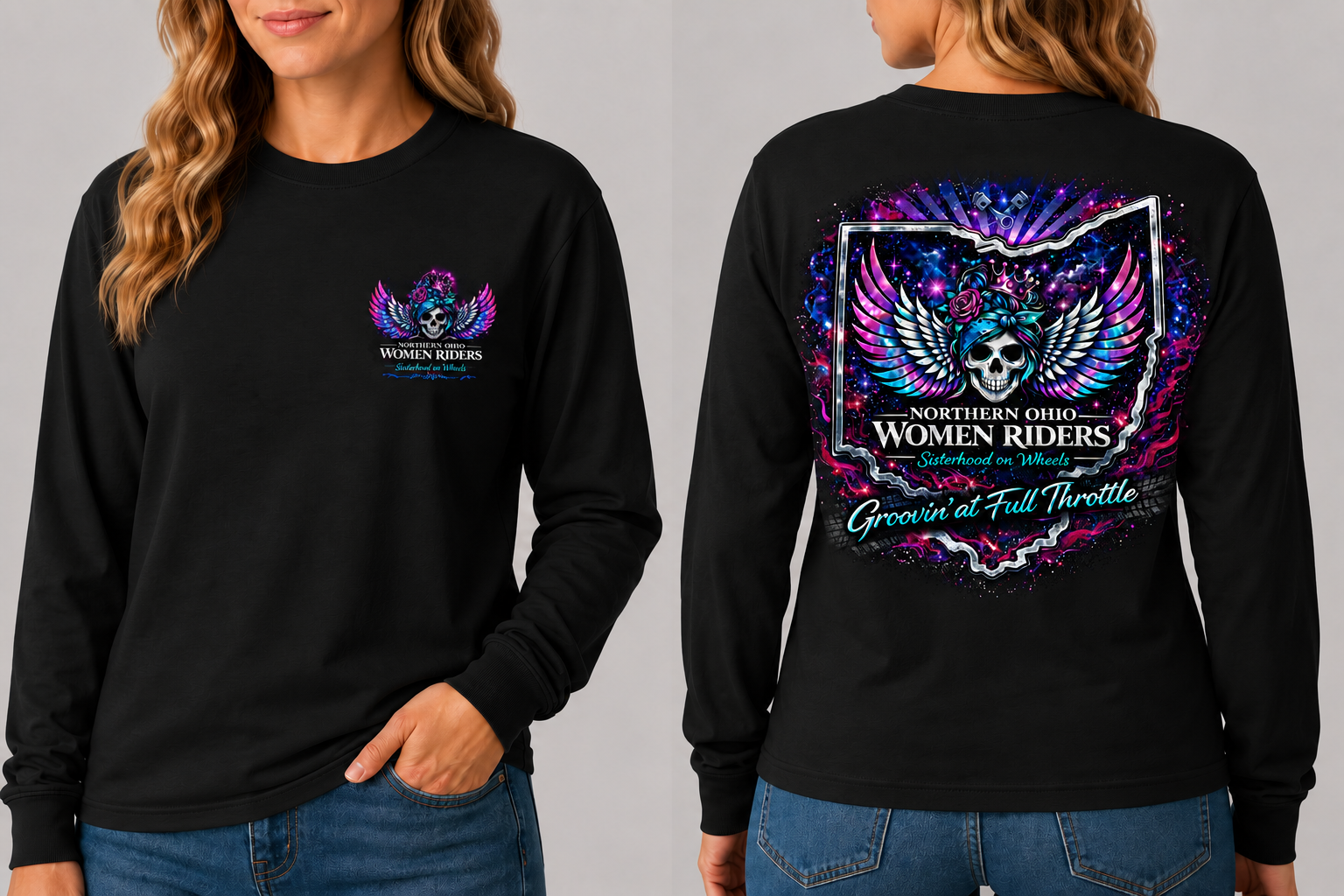 NOWR Long Sleeve T-Shirt - Groovin' at Full Throttle