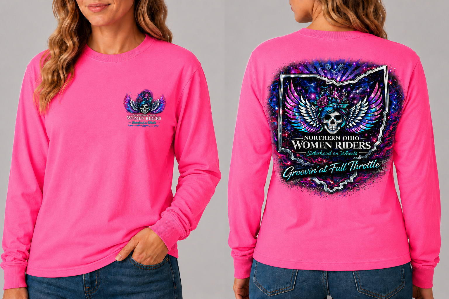 NOWR Long Sleeve T-Shirt - Groovin' at Full Throttle