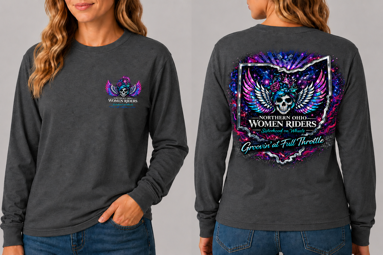 NOWR Long Sleeve T-Shirt - Groovin' at Full Throttle
