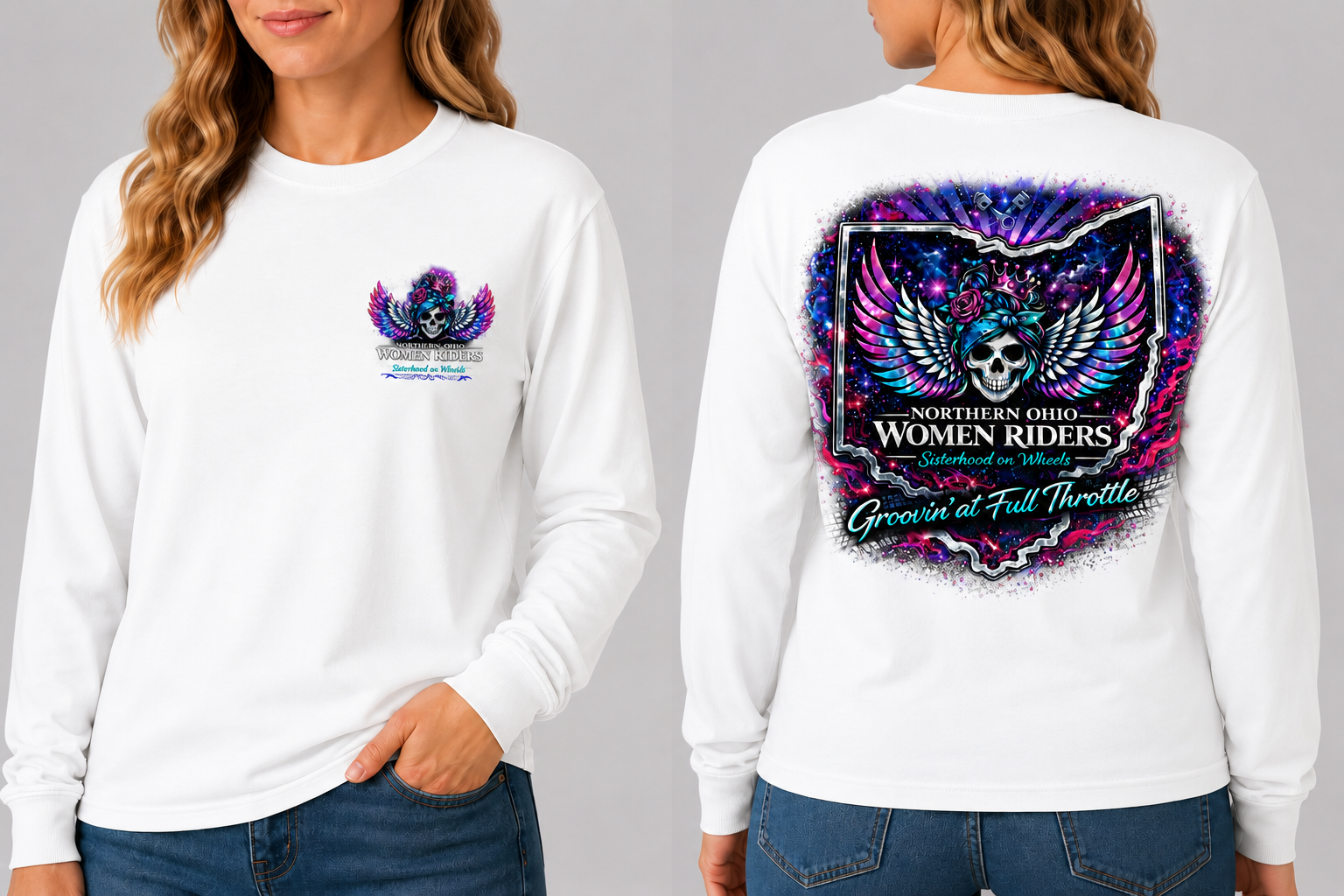 NOWR Long Sleeve T-Shirt - Groovin' at Full Throttle
