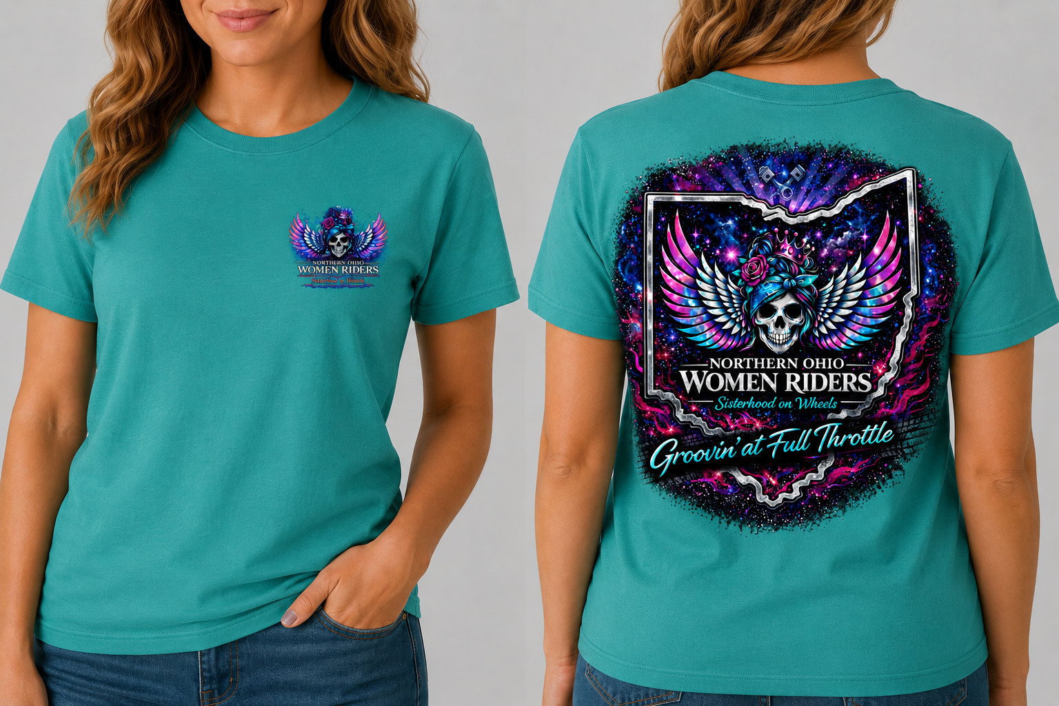 NOWR Short Sleeve T-Shirt - Groovin' at Full Throttle