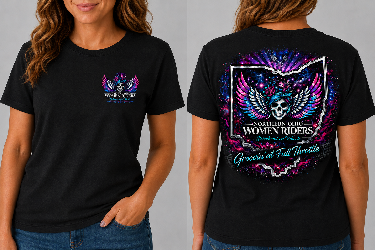NOWR Short Sleeve T-Shirt - Groovin' at Full Throttle