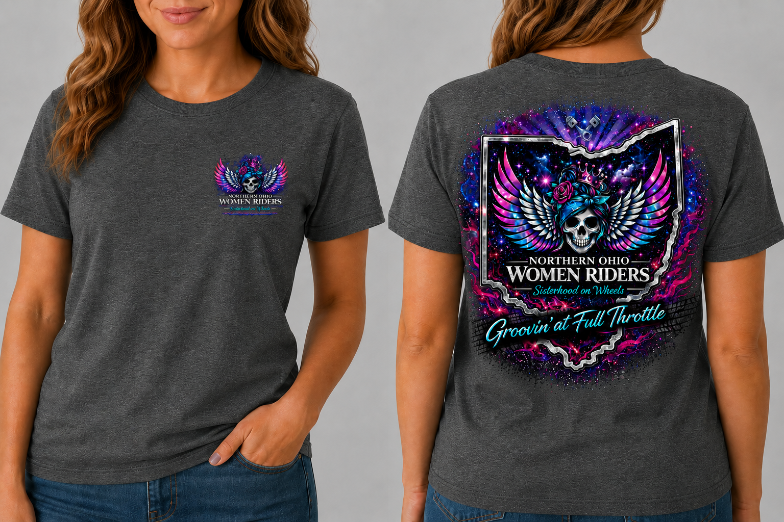 NOWR Short Sleeve T-Shirt - Groovin' at Full Throttle