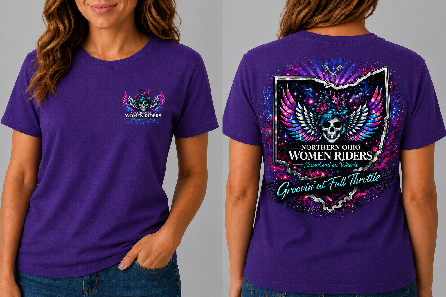NOWR Short Sleeve T-Shirt - Groovin' at Full Throttle