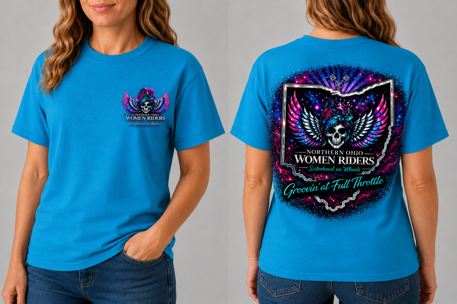 NOWR Short Sleeve T-Shirt - Groovin' at Full Throttle
