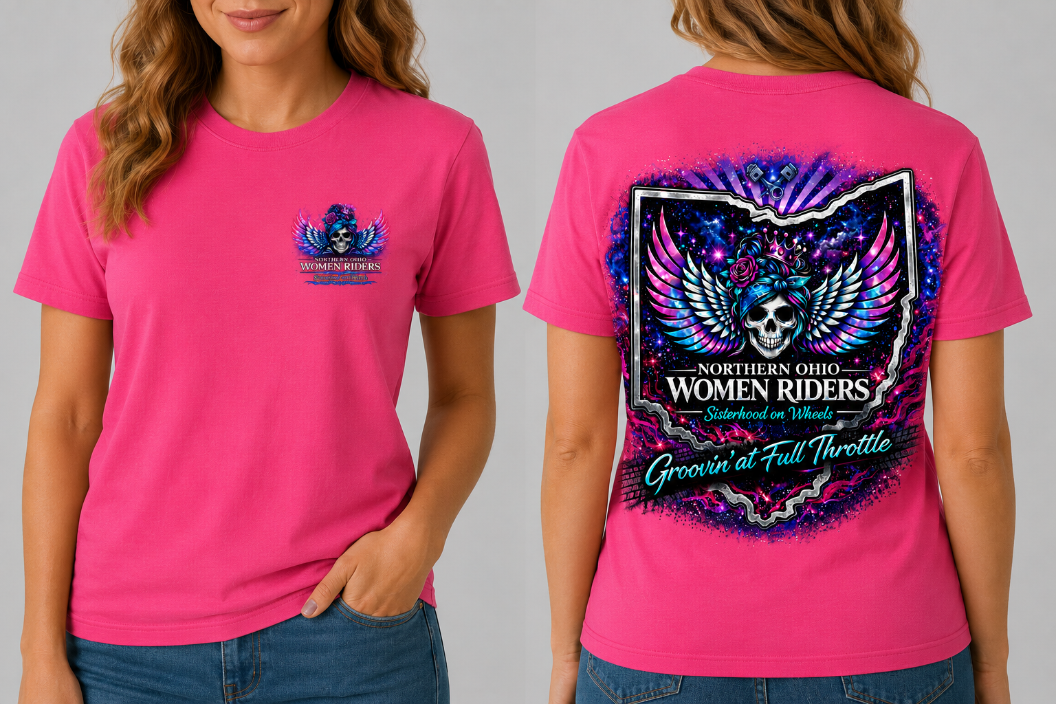 NOWR Short Sleeve T-Shirt - Groovin' at Full Throttle