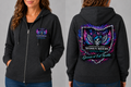 NOWR Zip-Up Hooded Sweatshirt - Groovin' at Full Throttle