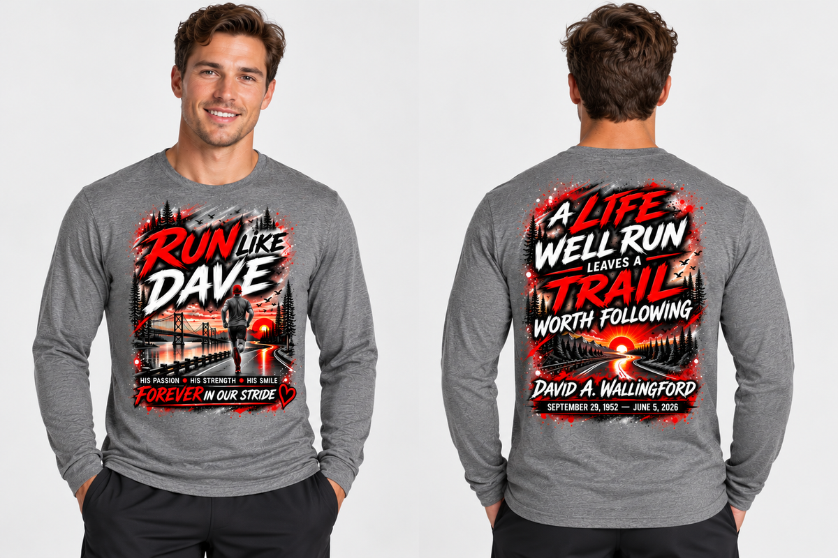 Run Like Dave | Official Commemorative Apparel