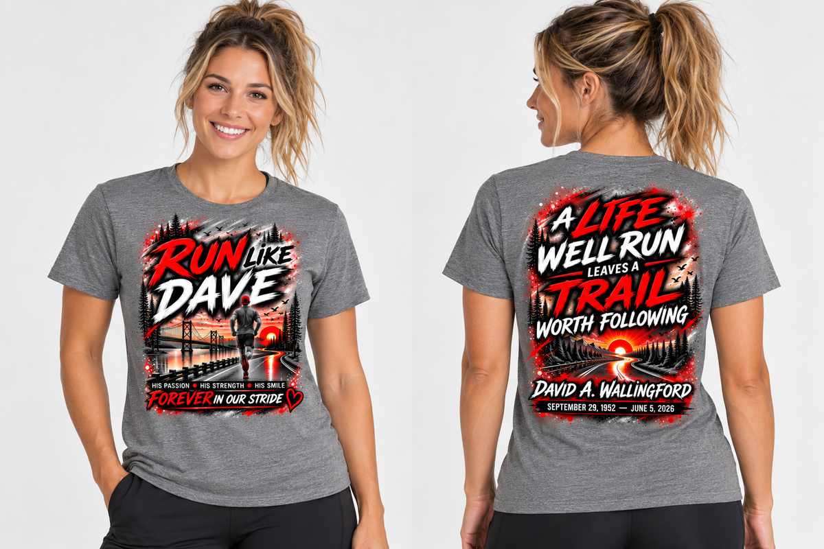 Run Like Dave | Official Commemorative Apparel