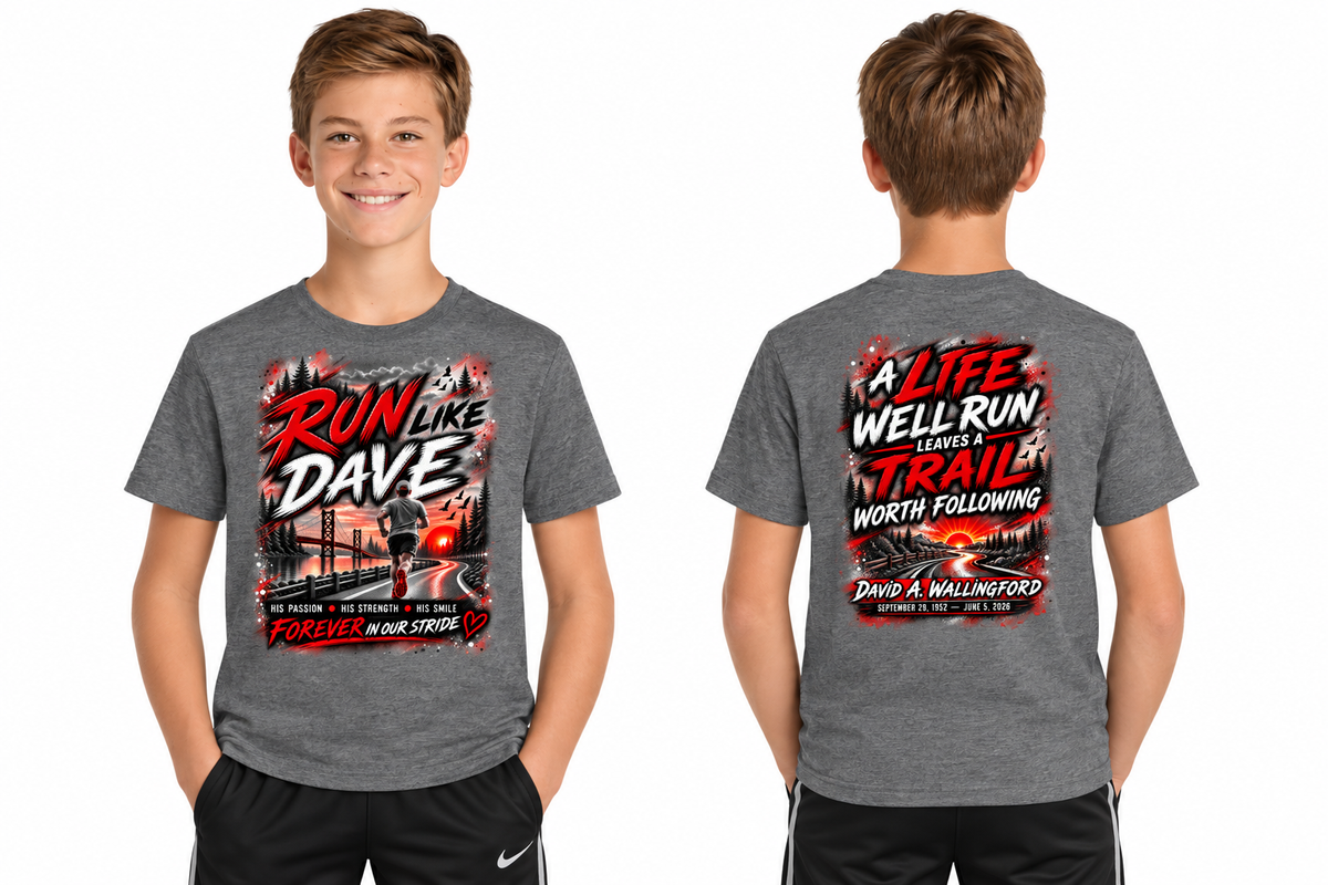 Run Like Dave | Official Commemorative Apparel