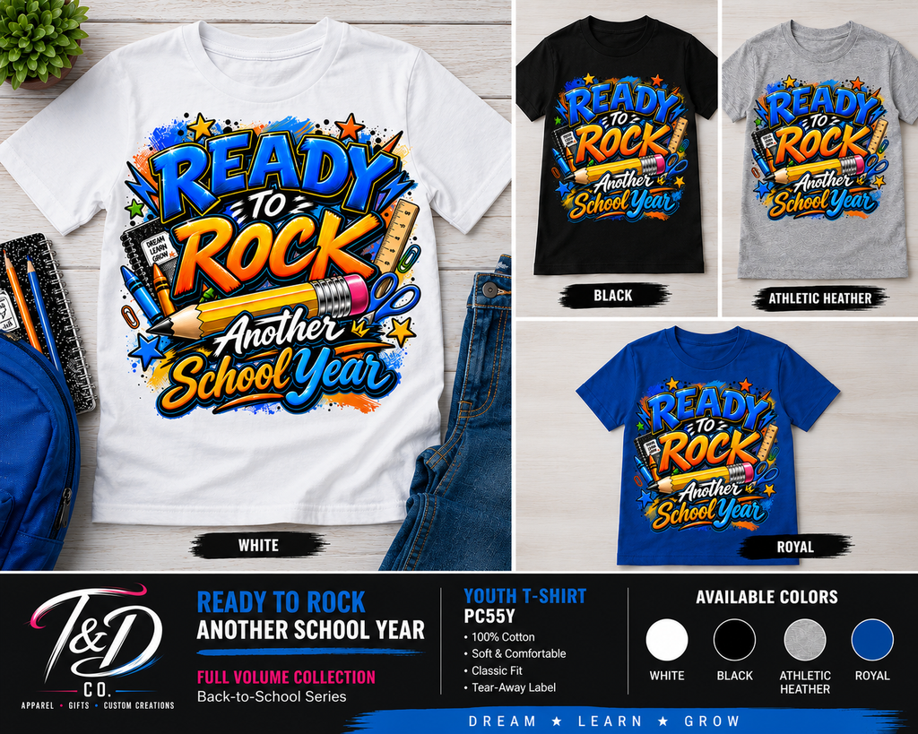 Ready to Rock – Another School Year | Blue & Orange