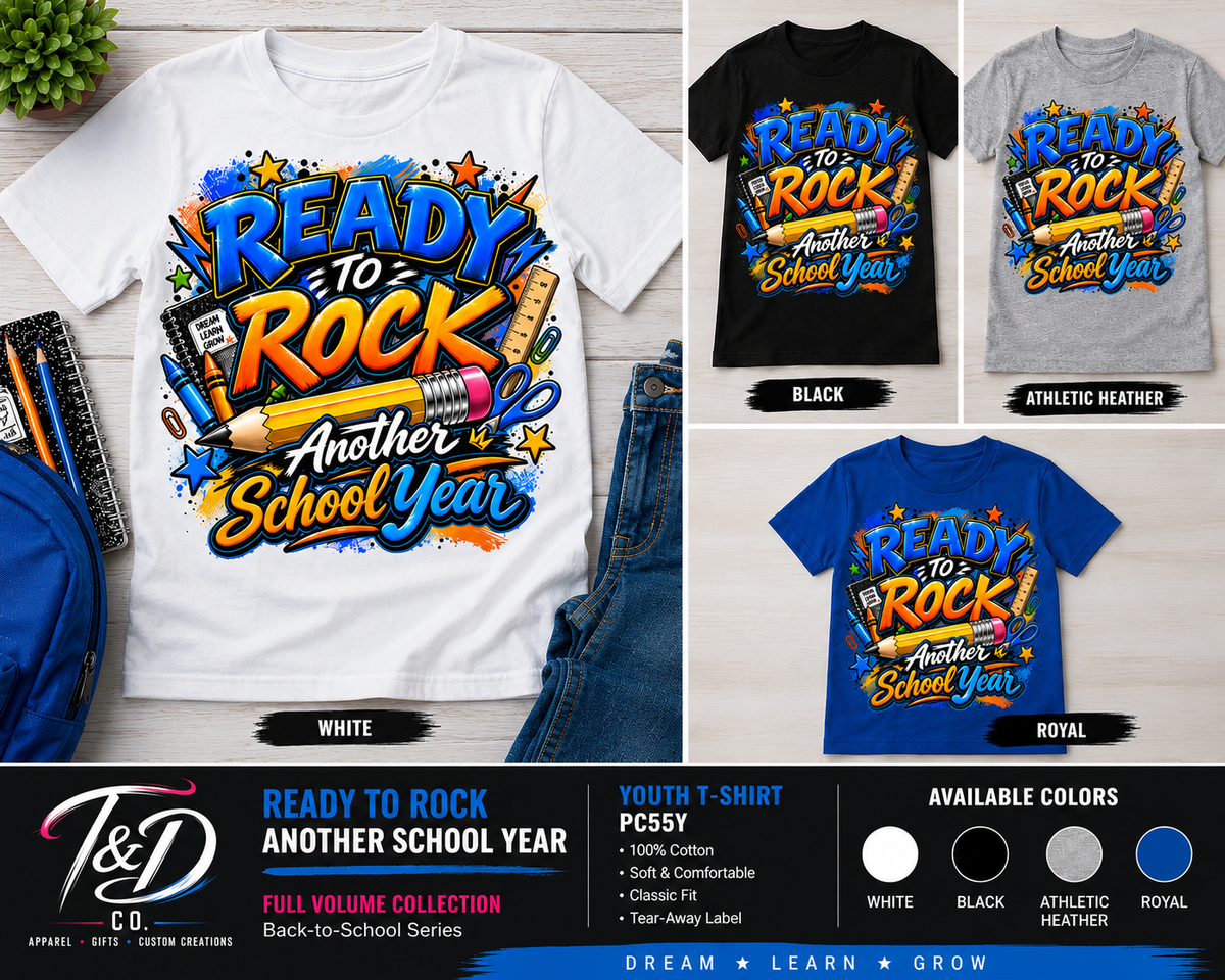 Ready to Rock – Another School Year | Blue & Orange