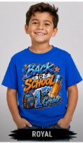Back to School Blue & Orange 1st Grader