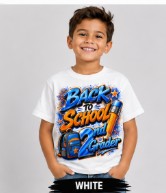 Back to School Blue & Orange 2nd Grader