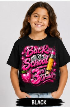 Back to School Pink 3rd Grader