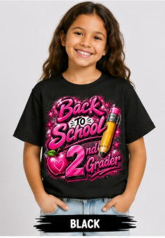 Back to School Pink 2nd Grader