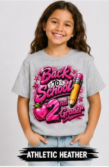 Back to School Pink 2nd Grader