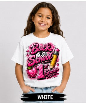 Back to School Pink 1st Grader