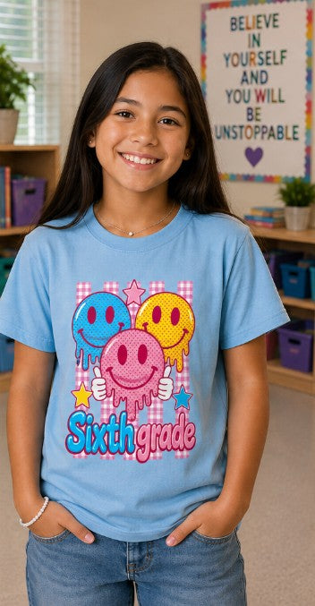 Happy Drip Sixth Grade