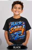 Back to School Blue & Orange 2nd Grader