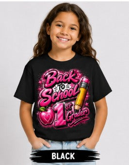 Back to School Pink 1st Grader