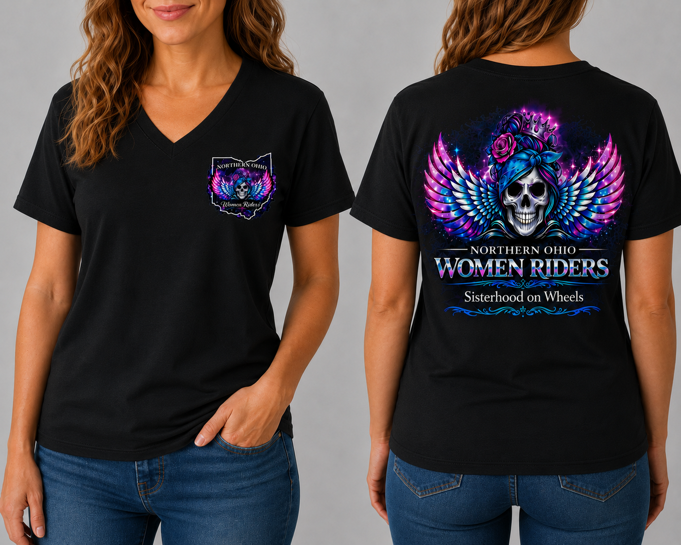 NOWR V-Neck T-Shirt - Signature Design