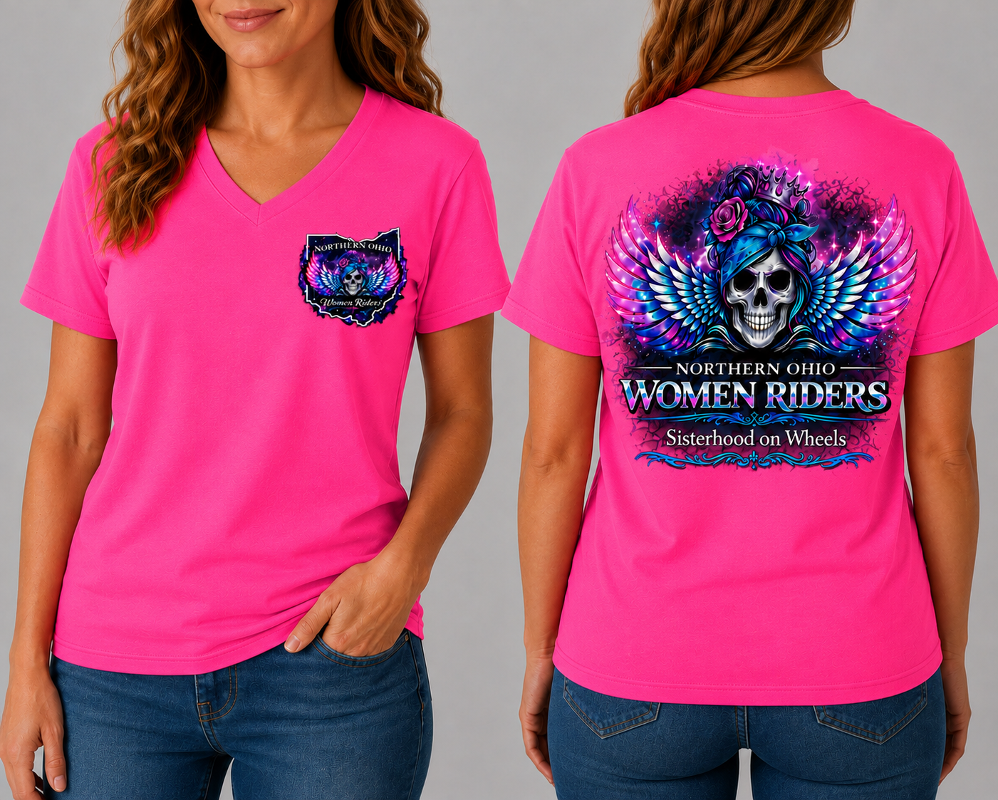 NOWR V-Neck T-Shirt - Signature Design