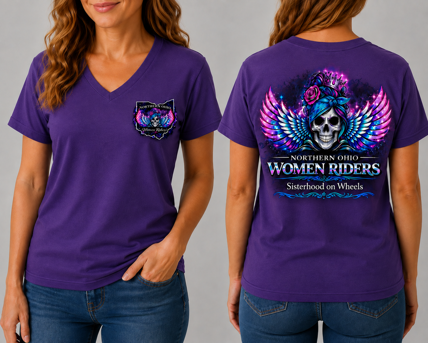 NOWR V-Neck T-Shirt - Signature Design