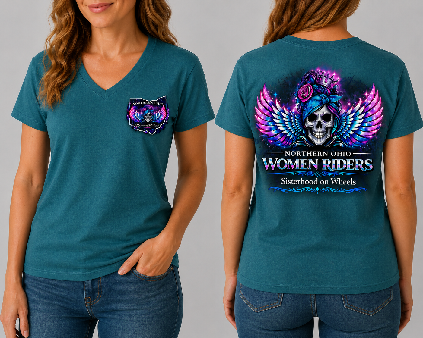 NOWR V-Neck T-Shirt - Signature Design