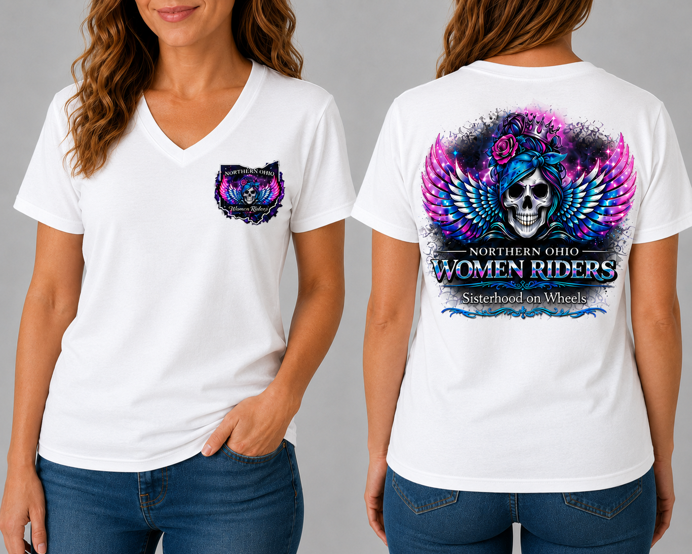 NOWR V-Neck T-Shirt - Signature Design