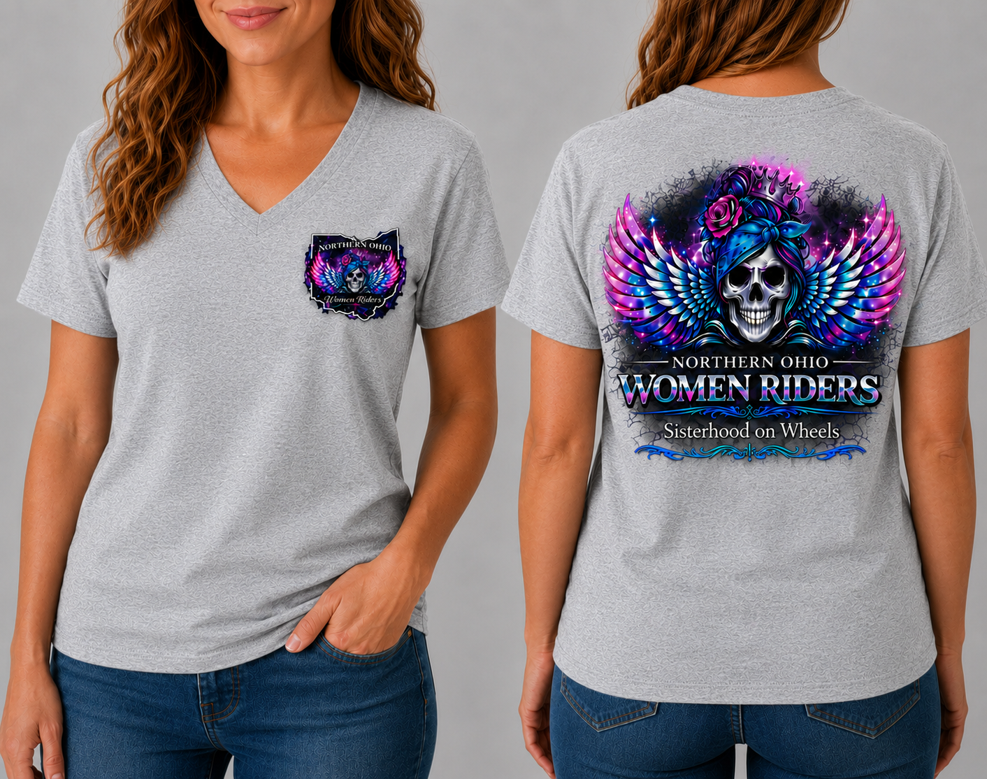 NOWR V-Neck T-Shirt - Signature Design