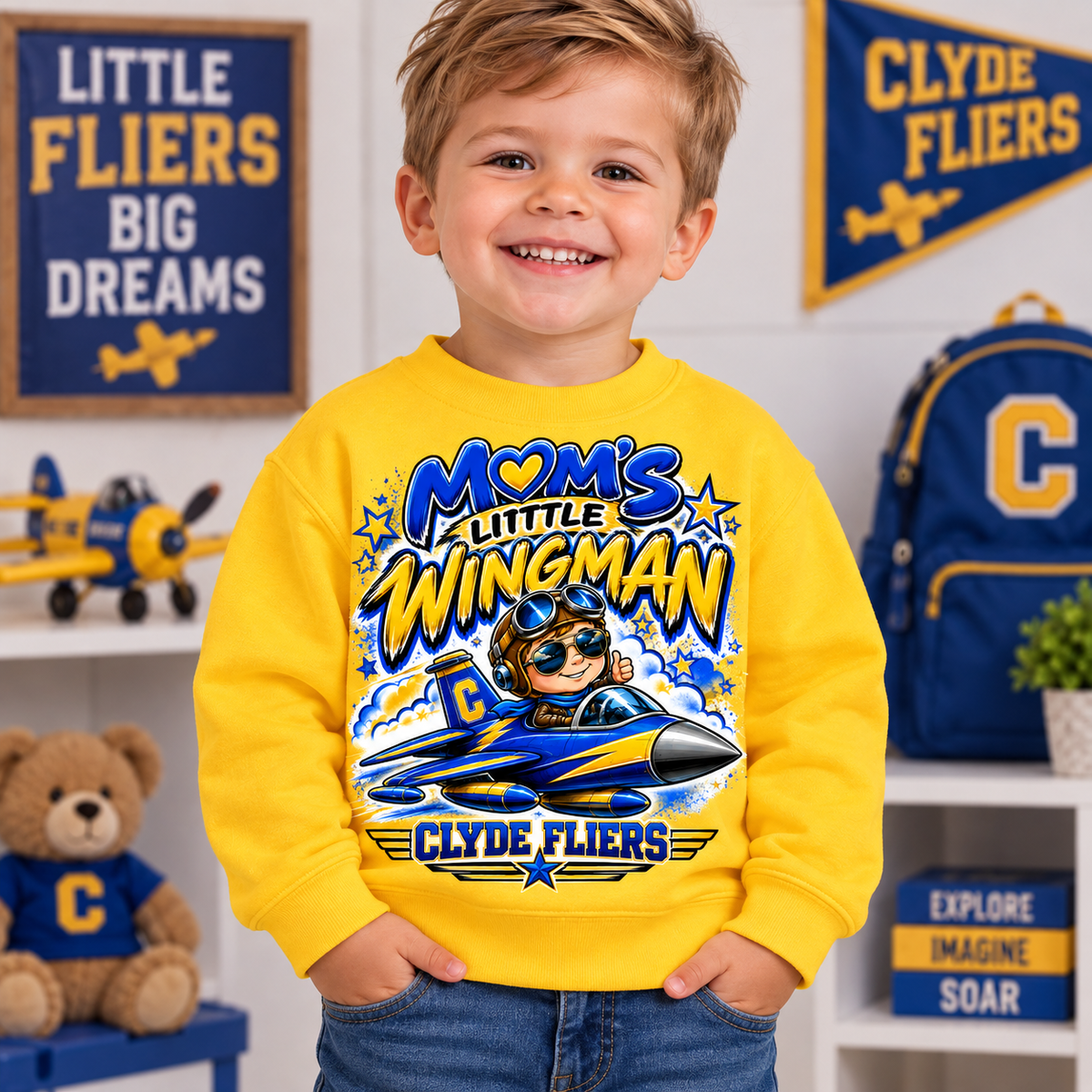 Clyde Fliers | Mom's Little Wingman