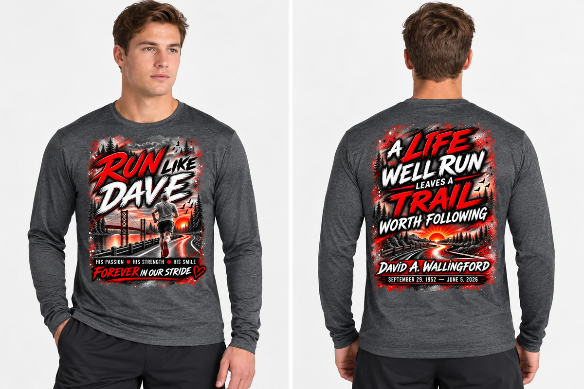 Run Like Dave | Official Commemorative Apparel