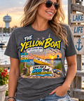 The Yellow Boat Port Clinton Ohio Summer 2026 fundraiser T-shirt in Dark Heather Grey