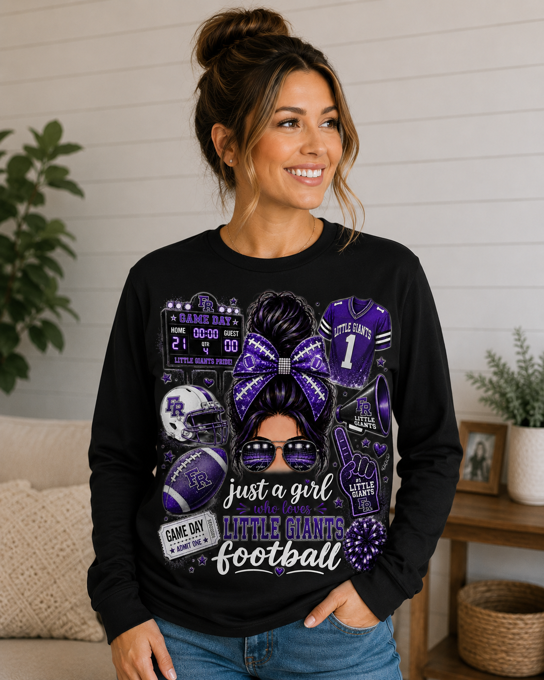 Fremont Ross Little Giants | Just a Girl Who Loves Little Giants Football