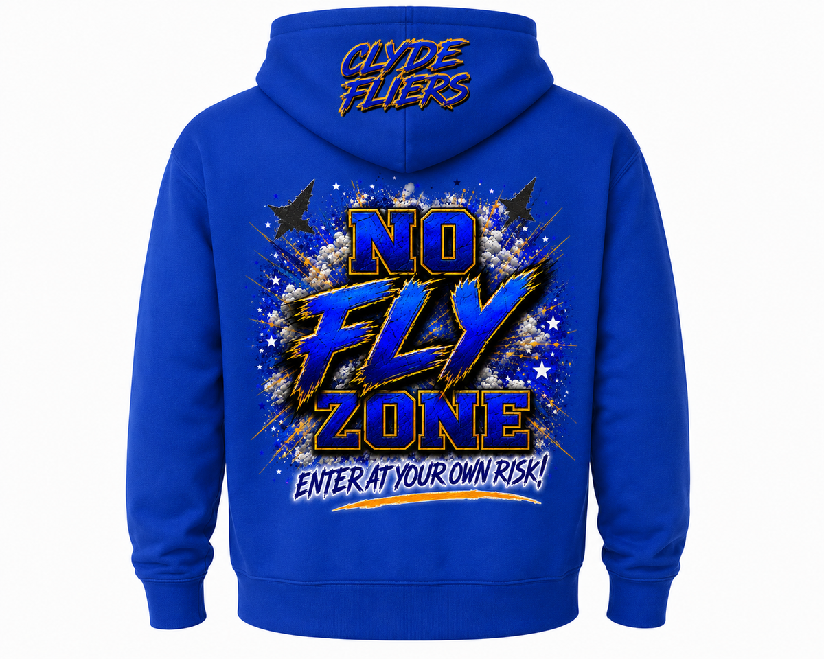 Clyde Fliers | Flier Nation – No Fly Zone Hoodie